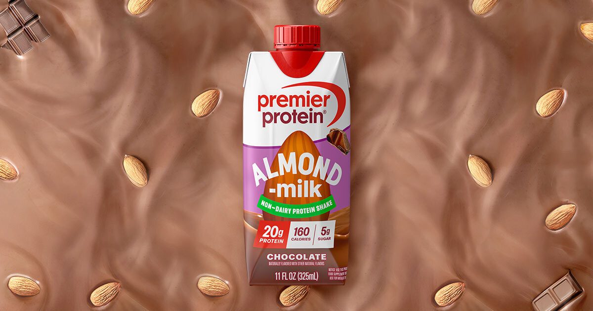 Premier Protein Chocolate Almondmilk Protein Shake package