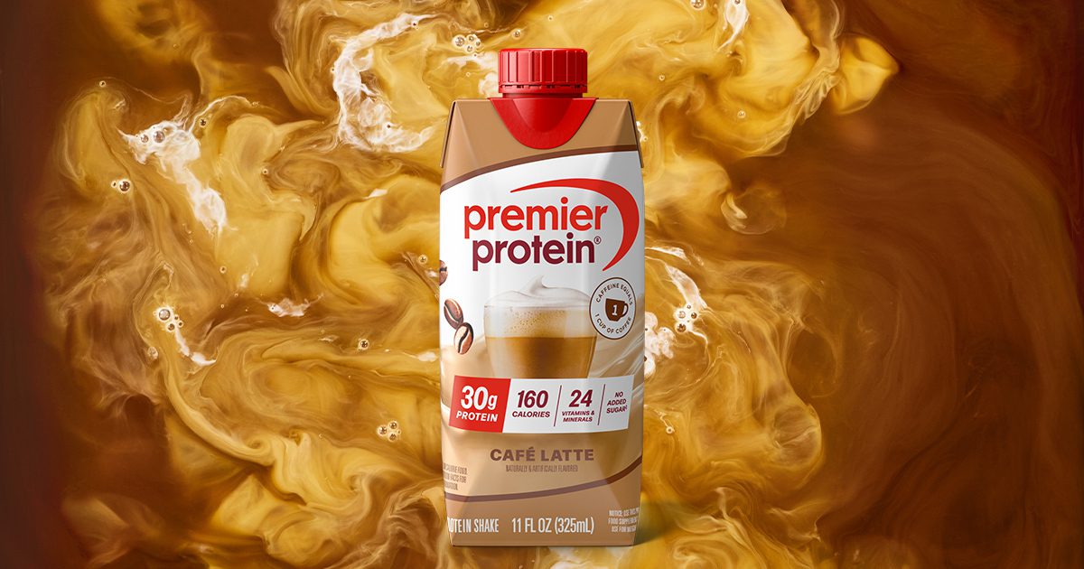 Premier Protein Café Latte Protein Shake package